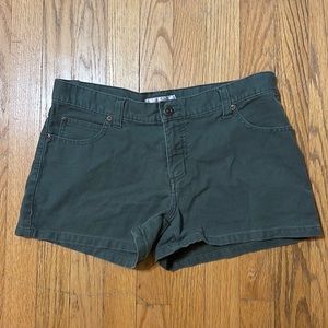 Xhilaration Shorts, Army Green, Dark Green